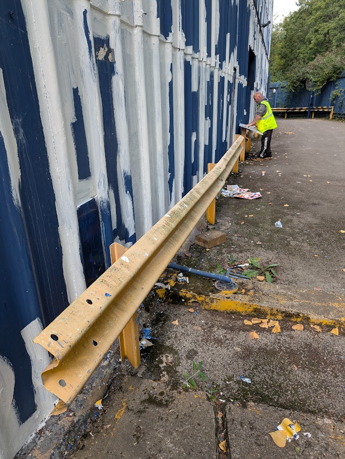 Asbestos management labelling and controlled work area signage