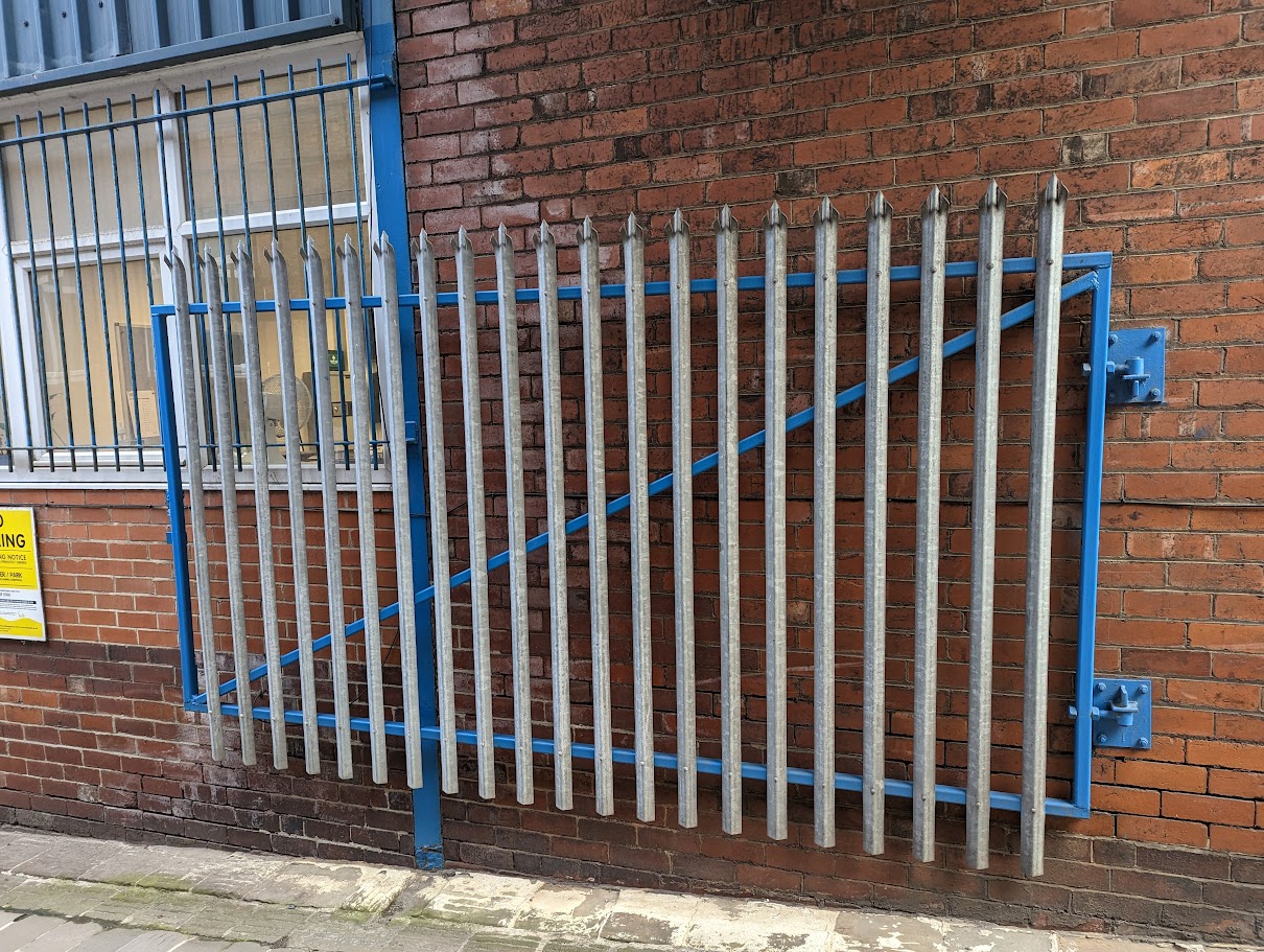 Commercial security gates installed for controlled access