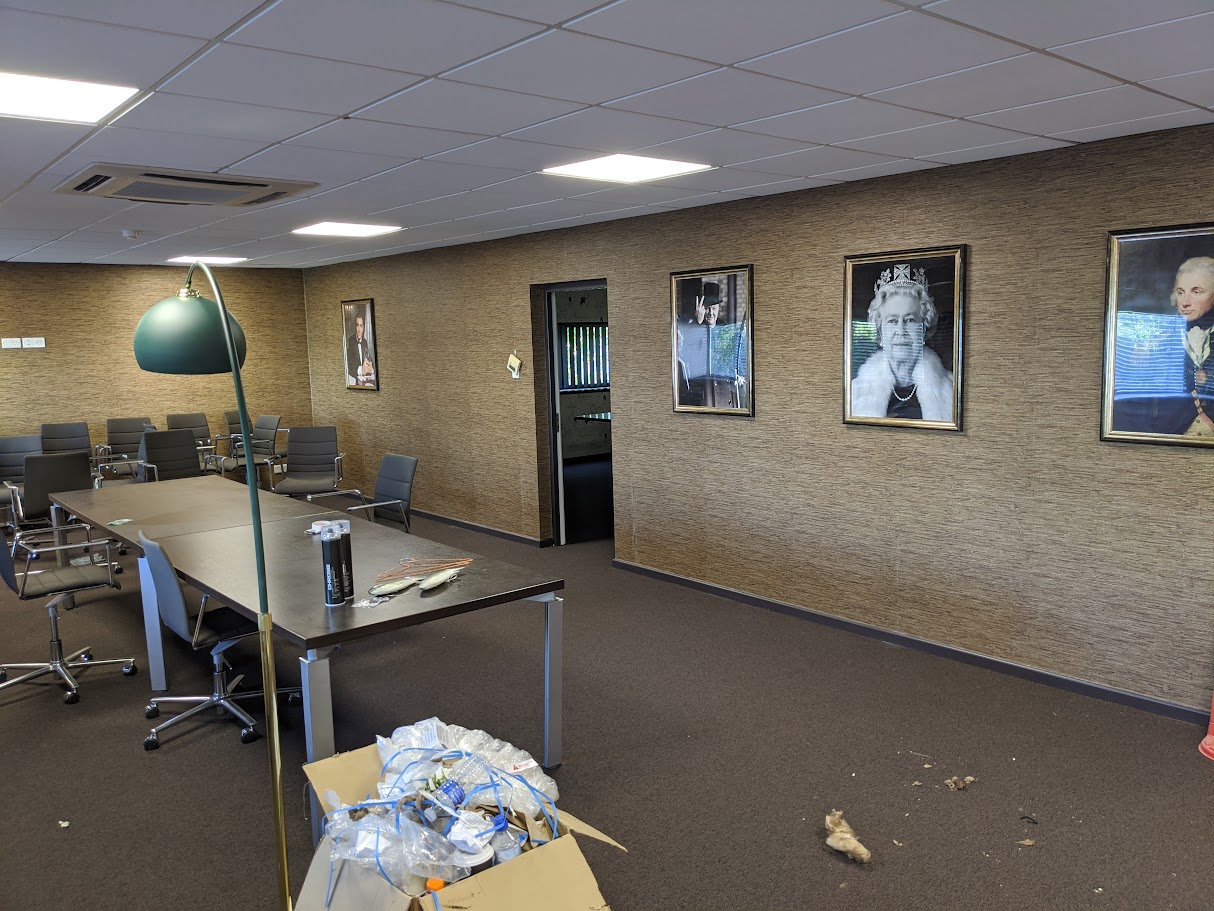 Commercial unit ready for landlord handover