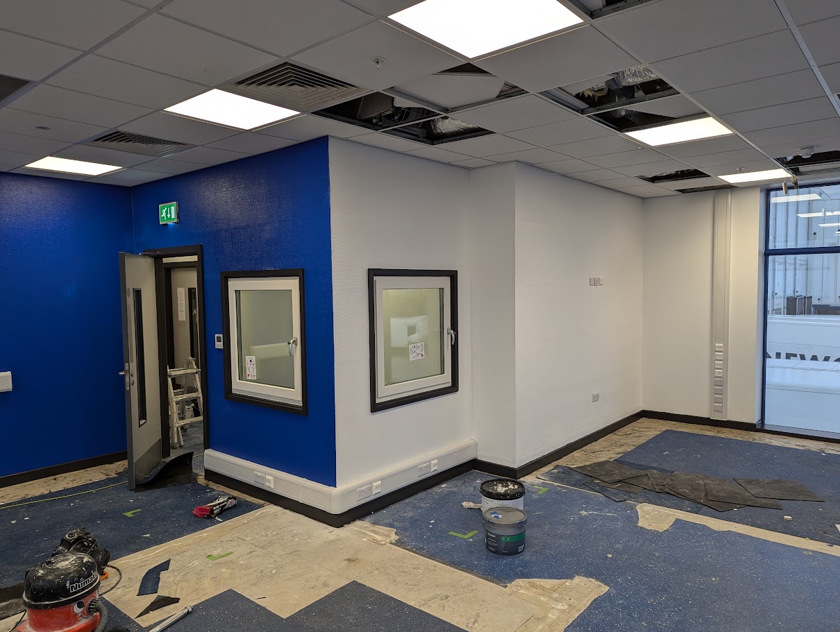 Modern office interior after full redecoration