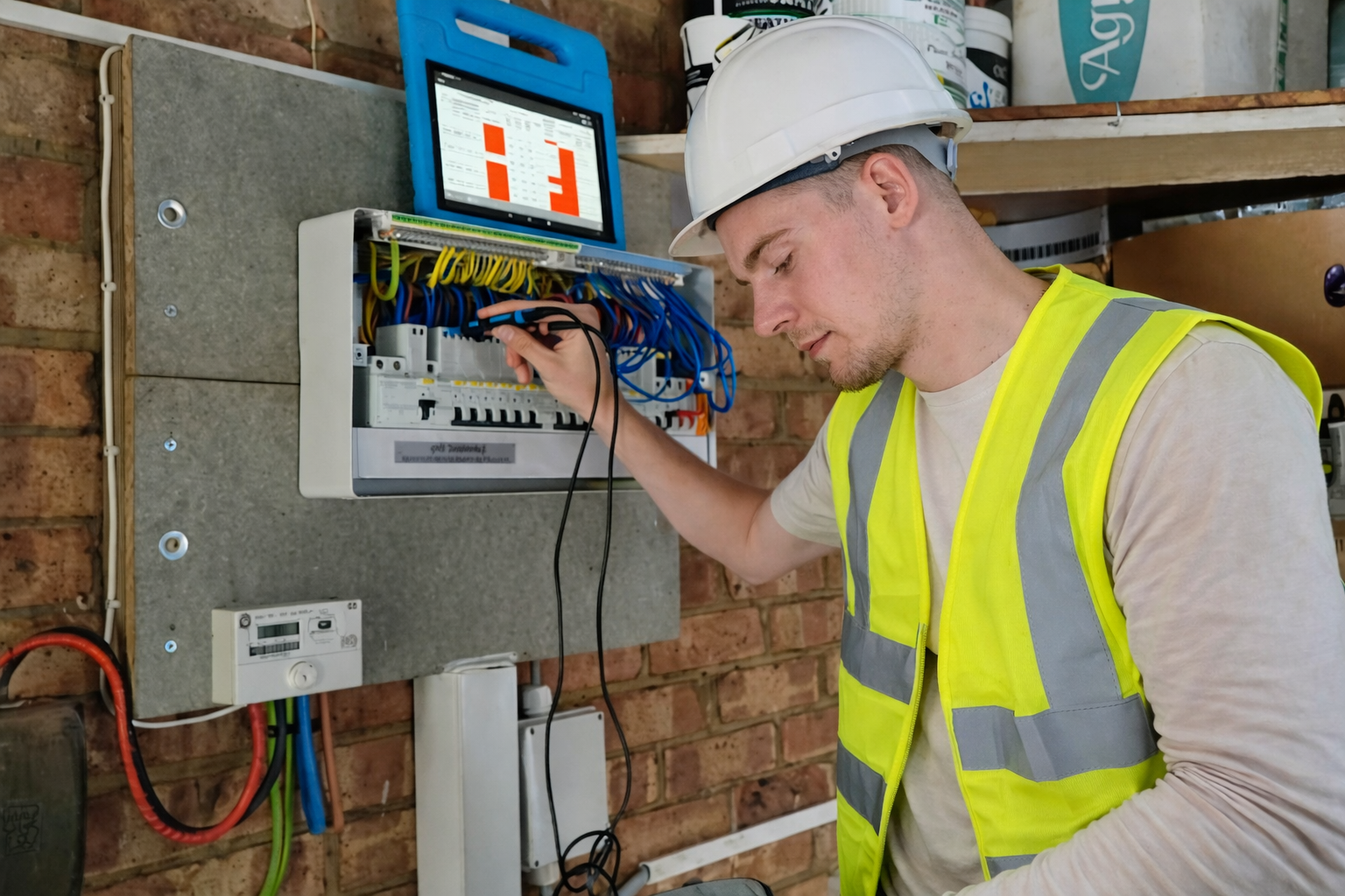 Electrical distribution board upgrade in a commercial premises