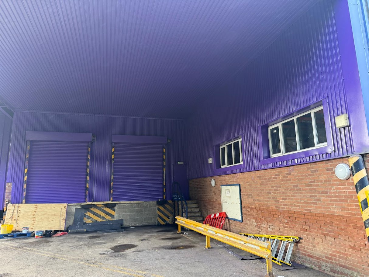 After exterior painting