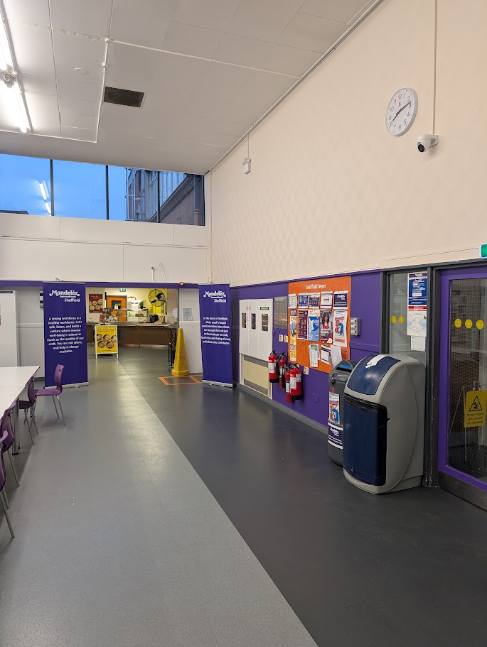 Fitting safety flooring in a commercial kitchen or wash area