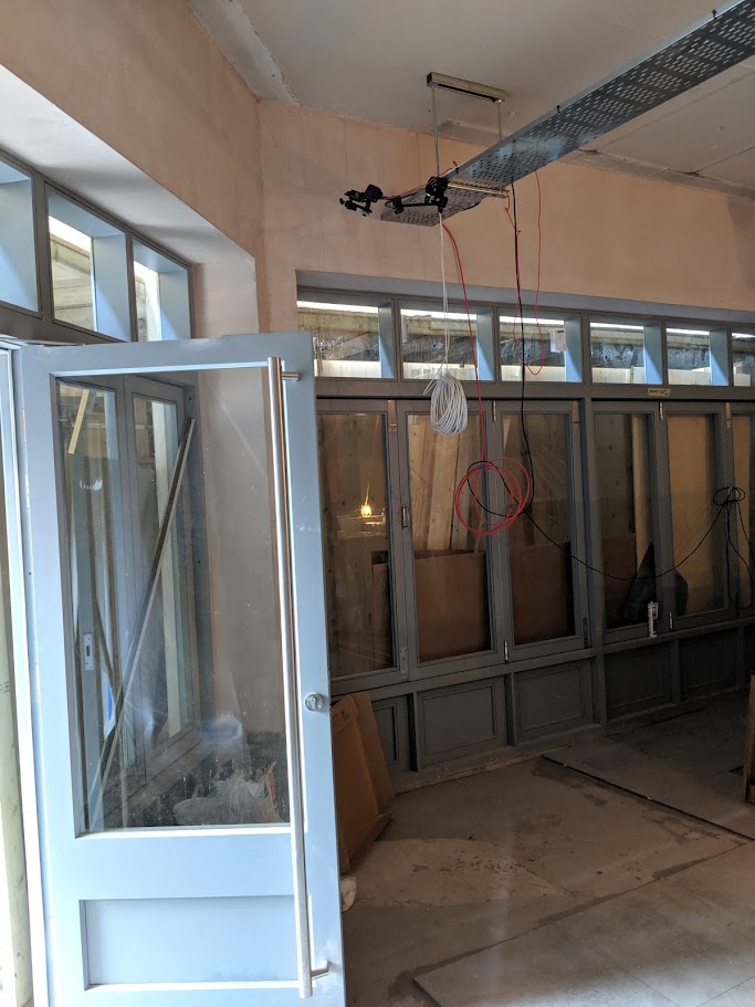 Shopfront frame repairs and making good prior to glazing